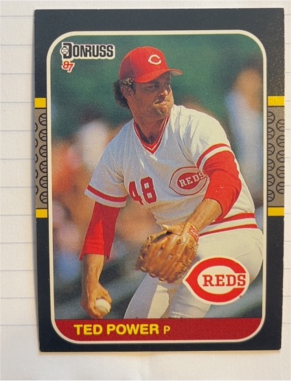 1987 Donruss #536 Ted Power — front