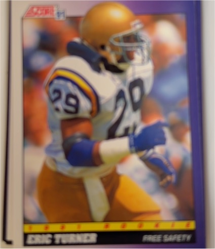 1991 Score #584 Eric Turner — front