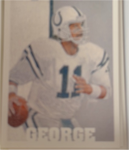 1993 Fleer Football #404 George — front