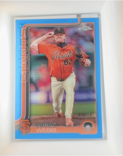 2025 Topps Chrome #296 Logan Webb — front
