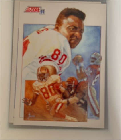1991 Score #665 Jerry Rice — front