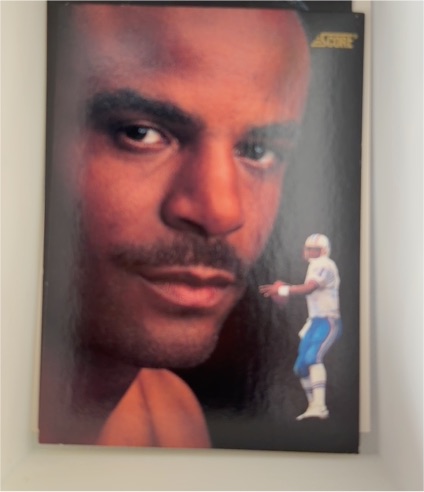 1991 Score #676 Warren Moon Houston Oilers Dream Team — front