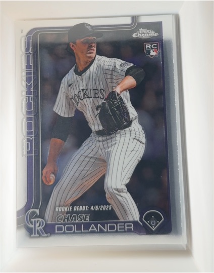 2025 Topps Chrome Update #USC175 Chase Dollander — front
