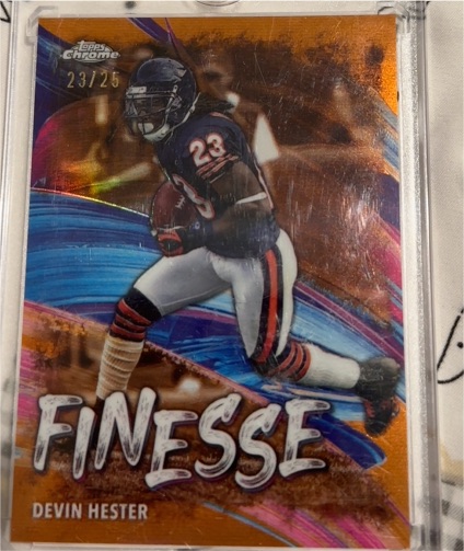2024 Topps Chrome #F-20 Devin Hester Finesse — front