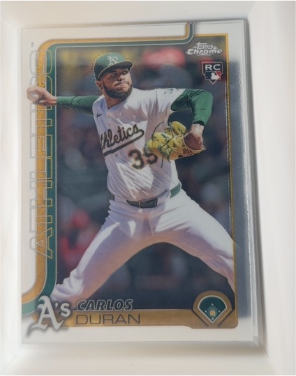 2025 Topps Chrome Update #USC84 Carlos Duran — front