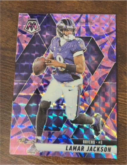 2025 Panini Mosaic #3 Lamar Jackson — front