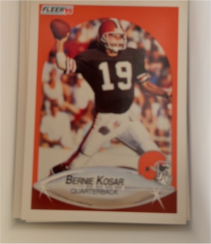 1990 Fleer #51 Bernie Kosar — front