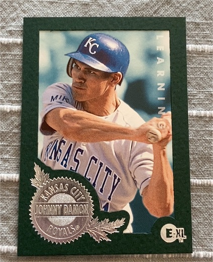 1996 Skybox E-Motion XL #65 Johnny Damon — front