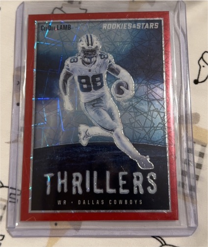 2023 Panini Rookies & Stars Thrillers #TH-9 CeeDee Lamb — front