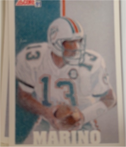 1991 Score #632 Dan Marino — front
