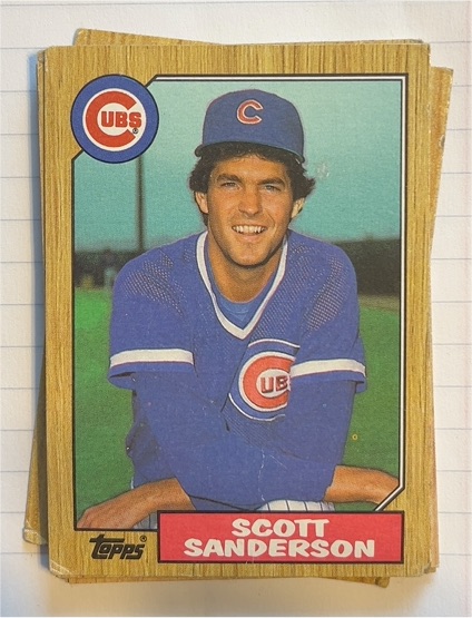 1987 Topps #534 Scott Sanderson — front