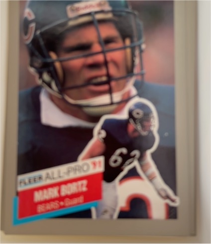 1991 Fleer All-Pro #4 Mark Bortz — front