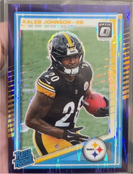 2025 Panini Donruss Optic #232 Kaleb Johnson — front