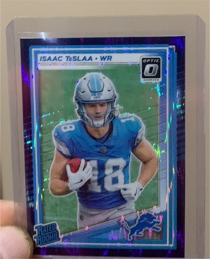 2025 Panini Donruss Optic # Isaac TeSlaa Rated Rookie — front