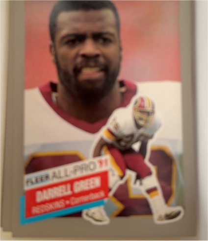 1991 Fleer All-Pro #16 Darrell Green Washington Redskins — front