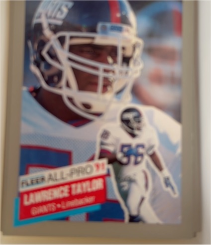 1991 Fleer #15 Lawrence Taylor All-Pro '91 — front