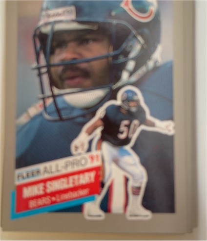 1991 Fleer All-Pro #22 Mike Singletary — front
