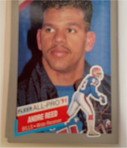 1991 Fleer All-Pro #1 Andre Reed — front