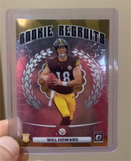 2025 Panini Donruss Optic #18 Will Howard Rookie Recruits — front