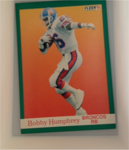 1991 Fleer #47 Bobby Humphrey — front