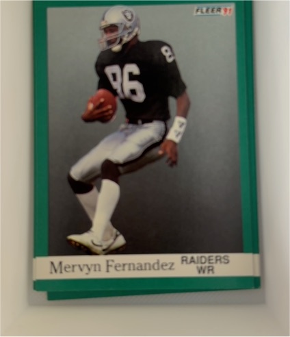 1991 Fleer #106 Mervyn Fernandez — front