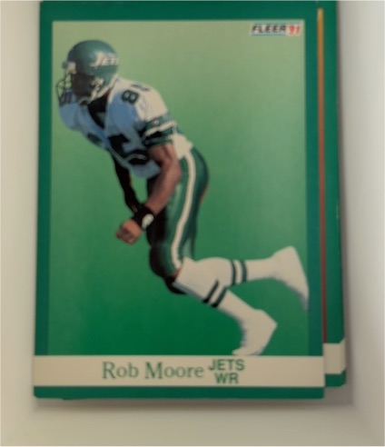 1991 Fleer #153 Rob Moore — front
