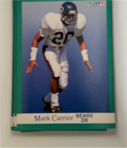 1991 Fleer #216 Mark Carrier — front