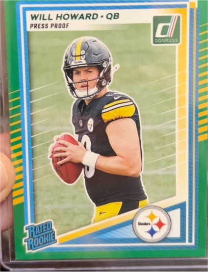 2025 Donruss #309 Will Howard — front