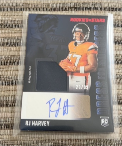 2025 Panini Rookies & Stars Dress For Success #29 RJ Harvey — front