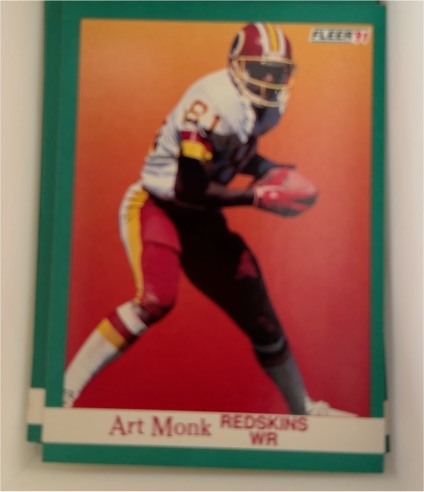 1991 Fleer #391 Art Monk — front