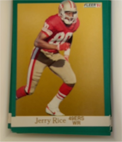 1991 Fleer #363 Jerry Rice — front