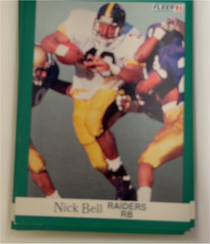 1991 Fleer #420 Nick Bell — front