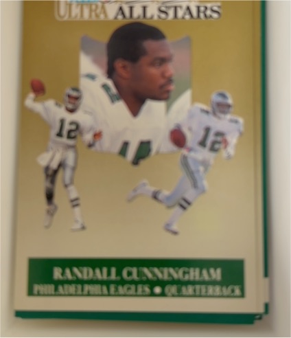 1991 Fleer Ultra All Stars #4 Randall Cunningham — front