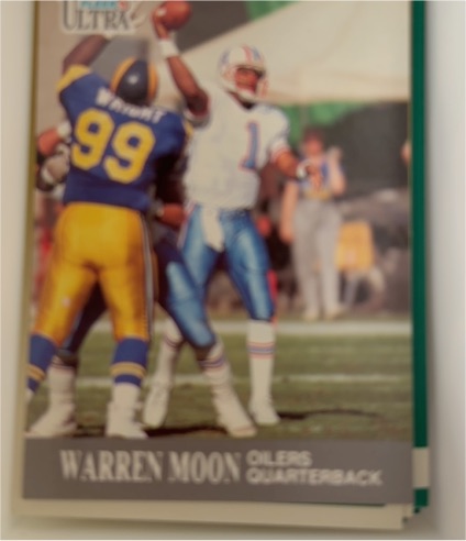 1991 Fleer Ultra #53 Warren Moon — front