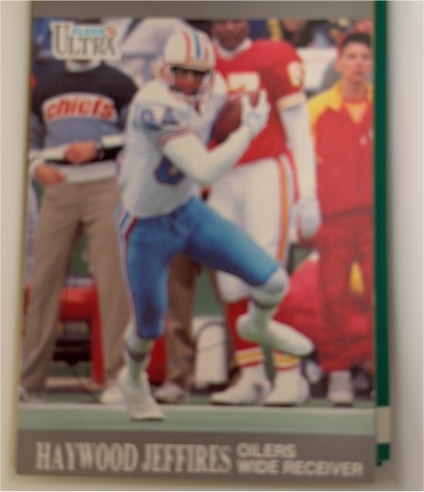 1991 Fleer Ultra #84 Haywood Jeffires — front