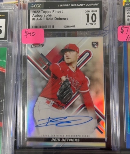 2022 Topps Finest Autographs #FA-RE Reid Detmers — front