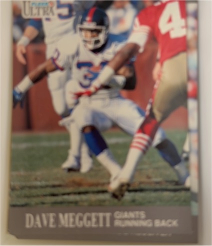 1991 Fleer Ultra #32 Dave Meggett — front