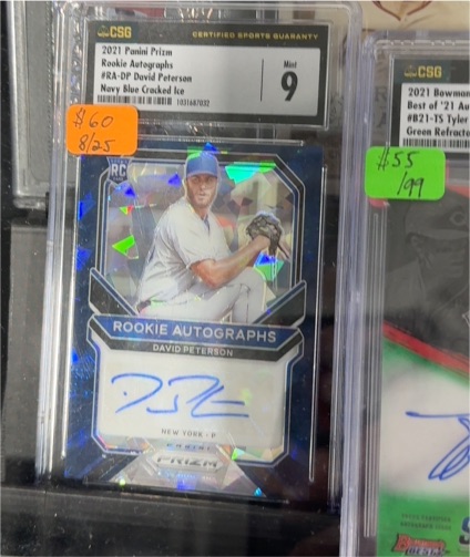 2021 Panini Prizm Rookie Autographs #RA-DP David Peterson — front