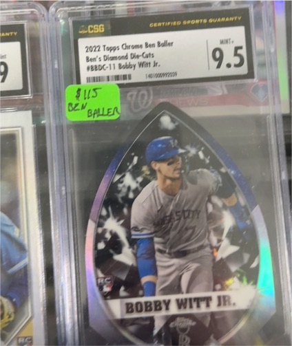 2022 Topps Chrome Ben Baller #BBDC-11 Bobby Witt Jr. — front