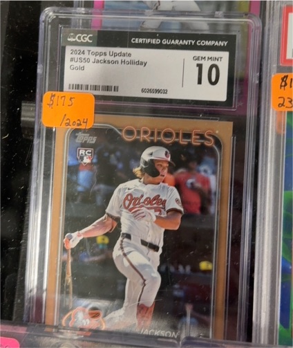 2024 Topps Update #US50 Jackson Holliday — front