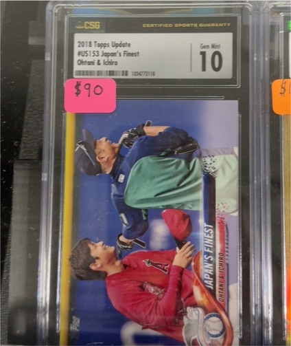 2018 Topps Update #US153 Shohei Ohtani & Ichiro Suzuki Japan's Finest — front
