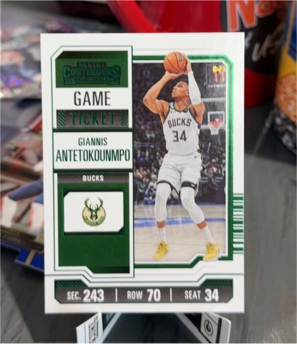 2023-24 Panini Contenders #66 Giannis Antetokounmpo — front