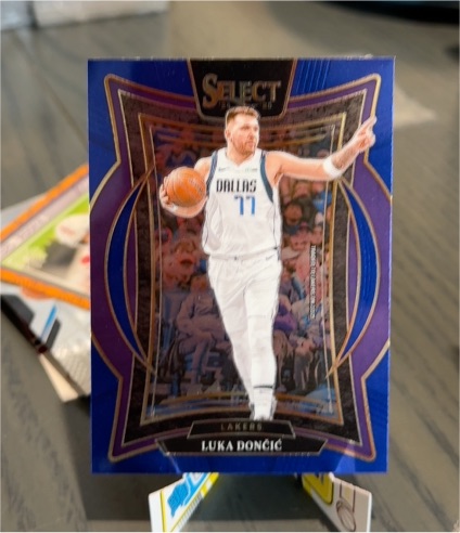 2024-25 Panini Select #56 Luka Doncic Blue — front