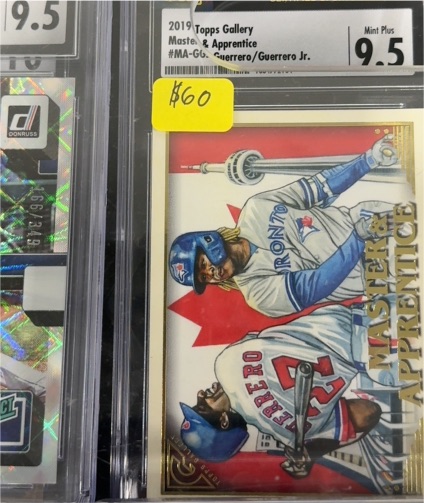 2019 Topps Gallery Master & Apprentice #MA-GG Guerrero Jr. — front