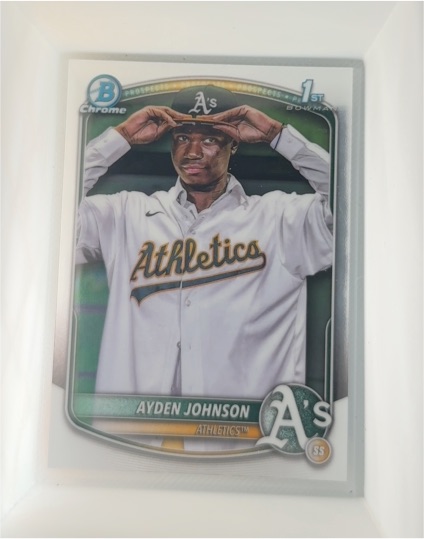 2025 Bowman Chrome #BCP-197 Ayden Johnson — front