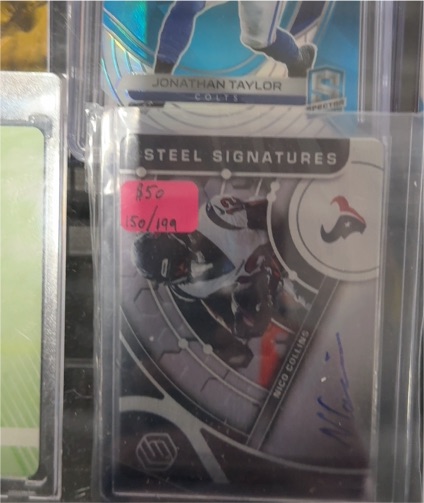 2020 Panini Steel Signatures #SS-MH Mecole Hardman — front