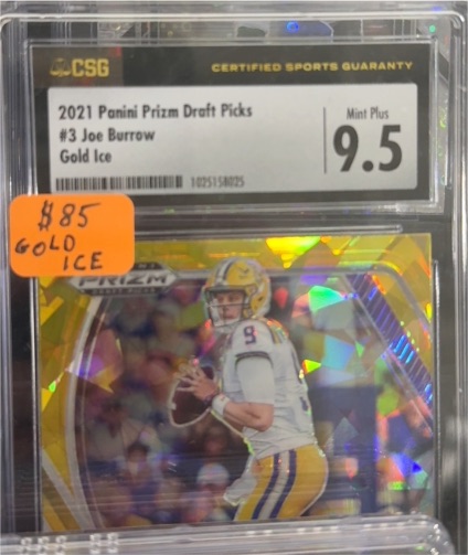 2021 Panini Prizm Draft Picks #3 Joe Burrow — front