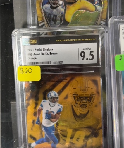 2021 Panini Illusions #86 Amon-Ra St. Brown — front