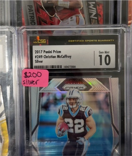 2017 Panini Prizm #249 Christian McCaffrey — front