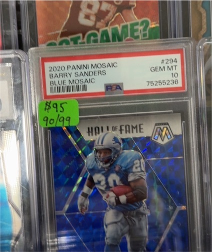2020 Panini Mosaic #294 Barry Sanders — front